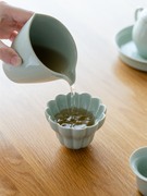 宋青釉佛手主人杯单杯手工陶瓷品茗杯功夫茶杯个人专用中国风茶具