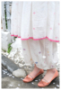 ekeko小花灯笼裤印度手工，纺织纯棉jamdani格子，花朵百搭休闲裤