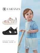 泰兰尼斯男童鞋子婴儿学步鞋夏季女童，透气儿童包头宝宝鞋凉鞋软底