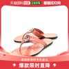 99新未使用香港直邮gucci女士，粉色漆皮夹趾凉鞋粉色371397-