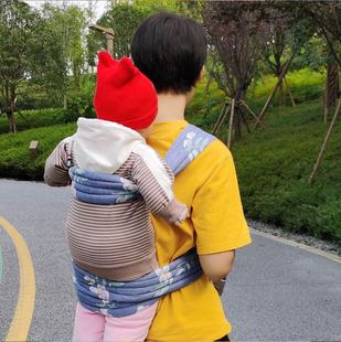 云南贵州传统老式宝宝背带婴儿，后背式背扇简易外出背袋背被四季款