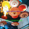 日本伞油纸伞日式和风，古典装修宾馆展厅，商场茶楼顶棚吊顶装饰伞