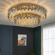 客厅吸顶灯led灯圆形水晶灯简约现代卧室餐厅灯2023年轻奢灯