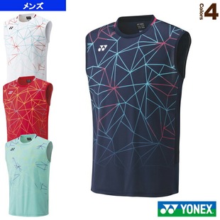 yonex尤尼克斯运动t恤男士，无袖衬衫羽毛球服网球，服直邮10459