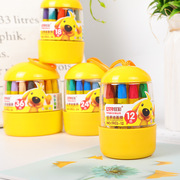 桶装油画棒儿童涂鸦彩笔套装，创意可爱彩笔环保，蜡笔奖品礼物