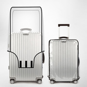 急速加厚行李箱保护套，透明旅行拉杆箱罩防水防尘防刮耐磨2024