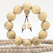 香樟木佛珠手串手链，108颗香气怡人文玩檀木，白檀念珠饰品