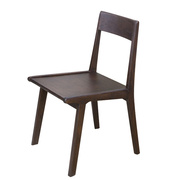 定制美式白橡木全实木p餐椅纯实木餐桌椅组合多功能学习小椅