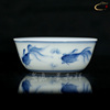 贵和祥手绘青花瓷，金鱼盏景德镇陶瓷器，功夫茶具茶杯茶水杯子