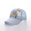 夏季男宝宝帽子婴幼儿童，棒球帽卡通鸭舌凉帽个性，遮阳太阳网帽透气