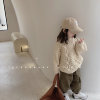 韩版儿童毛衣冬季女童，厚实粗棒针织上衣，宝宝厚实复古麻花外套