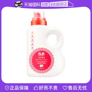 自营b&b保宁必恩贝，韩国进口婴儿，洗衣服液宝宝用洗涤剂1500ml