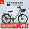 凤凰小型锂电池电动自行车，男女士助力电动车新国标(新国标)电单车