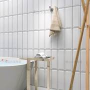北欧简约厨房卫生间墙砖，100x300餐厅浴室阳台，黑白灰纯色长条瓷砖