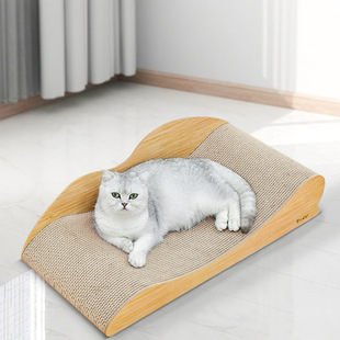totocat沙发猫抓板耐磨不掉屑猫窝瓦楞纸，超大号贵妃椅猫抓板沙发