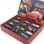 2023赛车总动员合金小汽车模型玩具礼盒套装 闪电麦昆儿童男孩礼