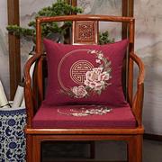 新中式座椅垫红木椅子，坐垫乳胶实木沙发，太师椅圈椅茶餐桌座垫防滑