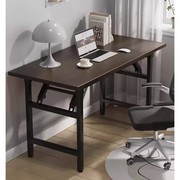 可折叠电脑桌台式书桌家用办公桌，卧室小桌子，简易学习写字桌长方形