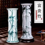 景德镇花瓶陶瓷养富贵竹专用瓶，花瓶客厅摆件插花水培养落地