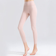夏季 瑜伽裤女性一片式高腰跑步运动健身裤九分长裤瑜伽套装