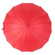 雨伞女ins森系小清新学生晴雨两用彩虹伞，长柄红色结婚伞双人
