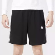 Adidas阿迪达斯运动裤男子夏季休闲透气五分裤毛圈针织短裤IC9435