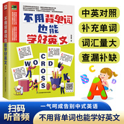 不用背单词也能学好英文初高中英语单词书思维导图英语速记单词英语词根词缀记忆大全会中文就会说英语常用英语单词词源趣谈正版