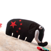 手缝自制作创意礼物大象玩偶布偶大号公仔布艺手工娃娃diy材料包