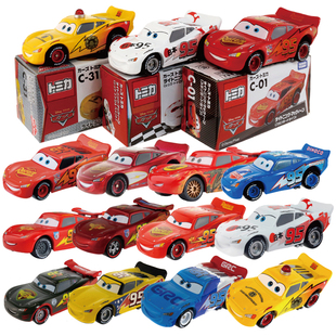 赛汽车总动员合金车玩具，tomy多美卡小汽车麦坤闪电，麦昆板牙玩具车