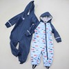2-6岁男童宝宝连帽户外连体防护雨衣，全身防水雨披雨裤