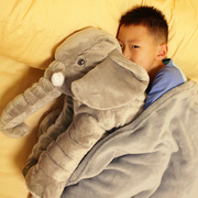 床上睡觉抱枕被子两用午睡公仔带毯子，儿童夹腿靠枕头被毛毯二合一