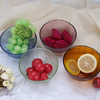 彩色玻璃碗透明玻璃碗冰激凌，碗调料碗，家用创意小吃甜品水果沙拉碗