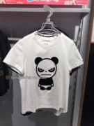 你好熊猫HIPANDA女款休闲短袖T恤印花潮牌熊猫圆领男款上衣半袖夏