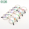 博视0126全框记忆合金，复古非主流眼镜架女款宽135高47