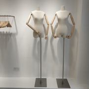 服装店模特道具女橱窗半身韩版人体婚纱假人台高档模特架子展示架