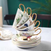 陶瓷咖啡杯套装拉花骨瓷咖啡，杯碟英式下午茶，茶具茶杯欧式杯子礼盒