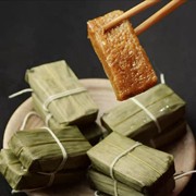 四川特产黄粑阙纪粑店早餐糯米，红糖糍粑叶儿粑半成品竹叶糕美食