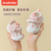 女宝宝学步鞋春季0-1一2岁软底12婴儿鞋10个月8-9春秋款宝宝鞋子