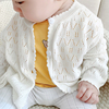 婴儿开衫男女童宝宝针织衫毛衣，婴幼儿外套春装上衣，纯棉春夏季薄款