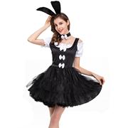 万圣节服装成人兔女郎裙子兔子装魔术师演出服游戏派对制服蓬蓬裙