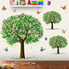 墙贴纸生命之大树形，的装饰画玄关森林，主题幼儿园场景布置室内壁画