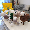 北欧精致小羊羔桌面大摆件，羊毛毡手作成品，高端儿童家居创意装饰品