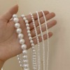 法式慵懒珍珠项链，女小众高级感气质，百搭锁骨链精致2023年颈链