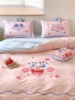海绵宝宝全棉四件套纯棉粉色床上四件套纯棉被套床单宿舍三件套