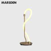 马斯登现代简约台灯卧室led床头灯创意个性卧室ins书房灯具卧室灯