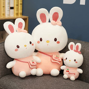 超萌可爱小白兔公仔布娃娃毛绒玩具，小号玩偶兔子抱枕女生礼物布偶
