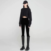 黑色紧身牛仔裤女薄款夏季2025新款高腰弹力小脚裤显瘦铅笔裤靴裤