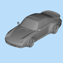 STL保时捷跑车模型01210116三维图纸（STL格式）