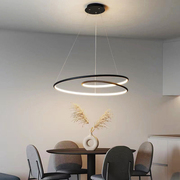 简约现代led餐厅灯吊灯创意客厅灯极简北欧主卧室灯家用房间灯具