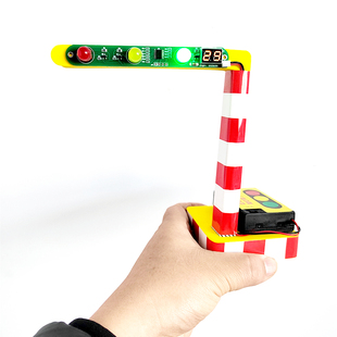 大号智能红绿灯玩具数显倒计时读秒儿童科技，小制作交通信号灯模型